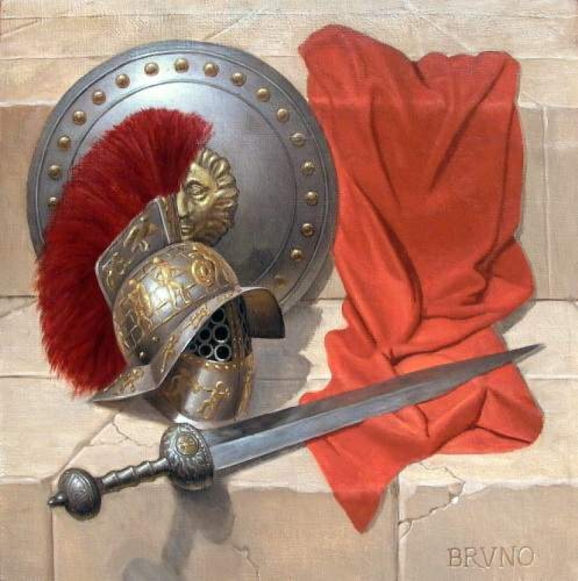 Ancient history in the incredible paintings of Bruno Vepkhvadze