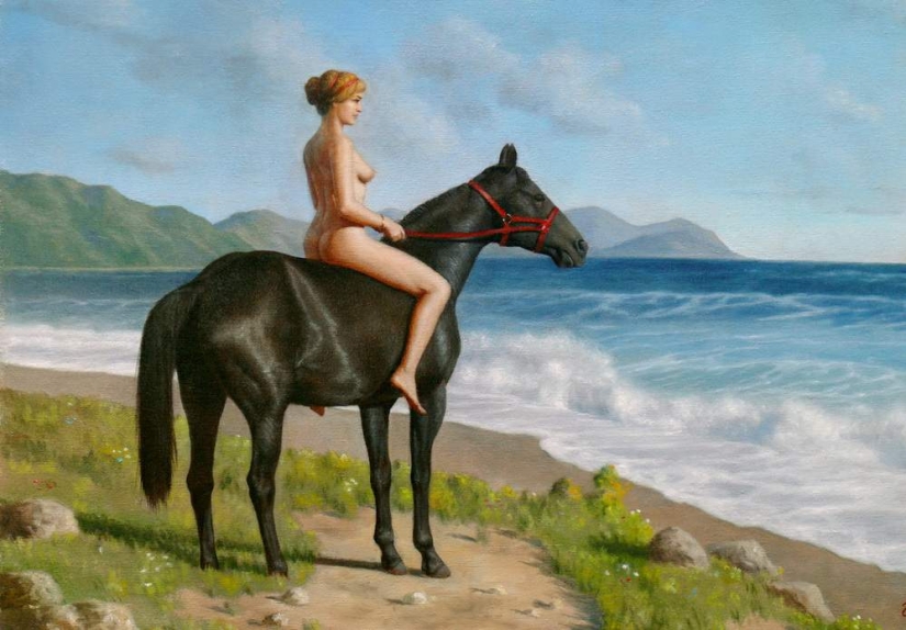 Ancient history in the incredible paintings of Bruno Vepkhvadze