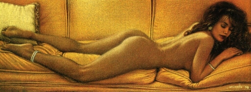 Passion, tenderness and flights of fancy in the paintings of Walter Girotto