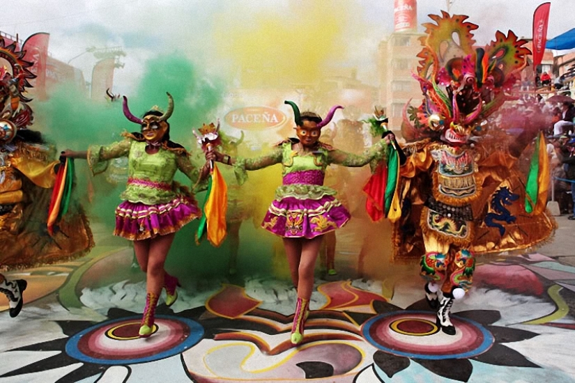 Boliviana de vacaciones: la Diablada