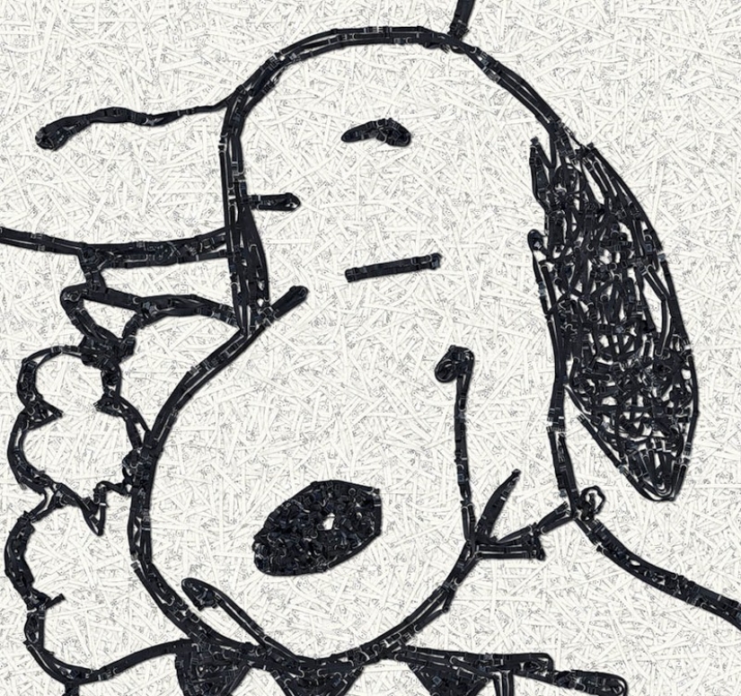 De la serie "American auto-retrato" por Chris Jordan De la serie "American auto-retrato" por Chris Jordan