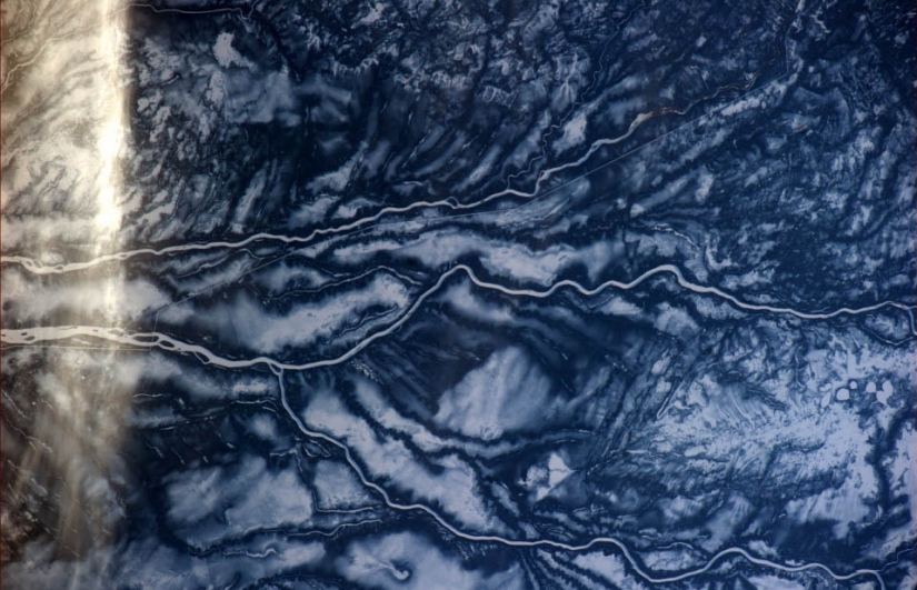 La tierra en la lente de astronauta Paolo Nespoli