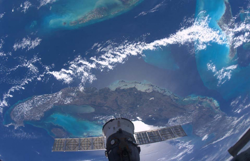 La tierra en la lente de astronauta Paolo Nespoli