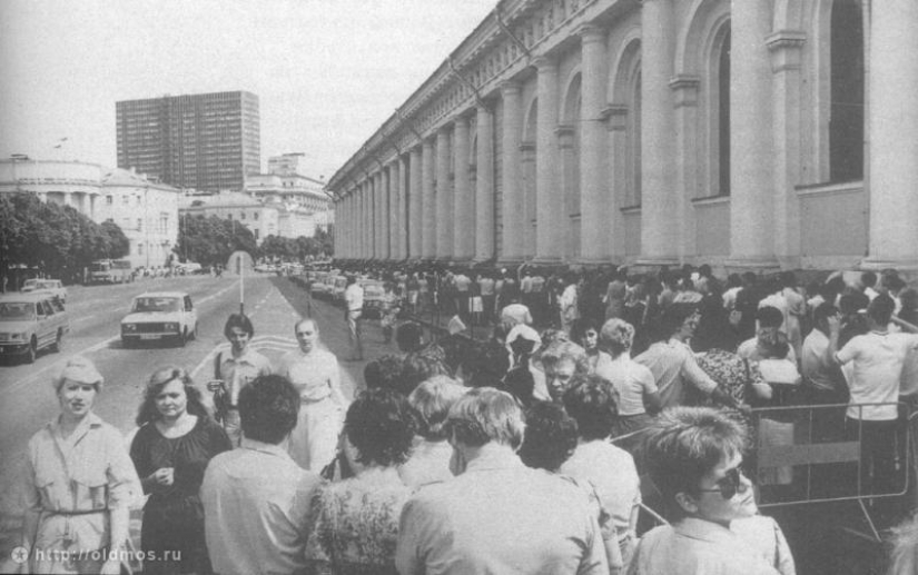 La historia de Moscú cola en las fotografías La historia de Moscú cola en las fotografías
