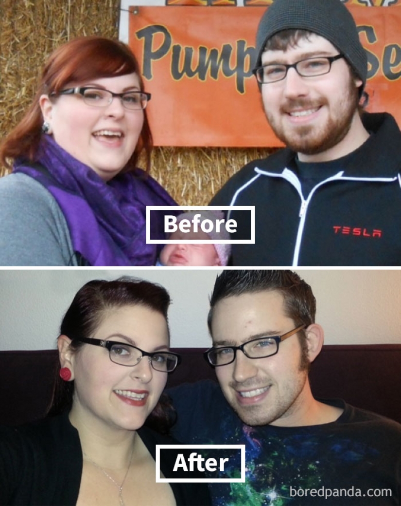 32 ejemplos inspiradores de cómo la pérdida de peso se transforma la cara