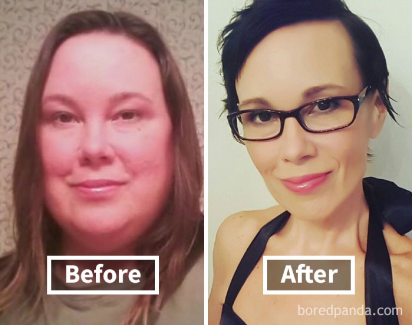32 inspiring examples of how weight loss transforms the face