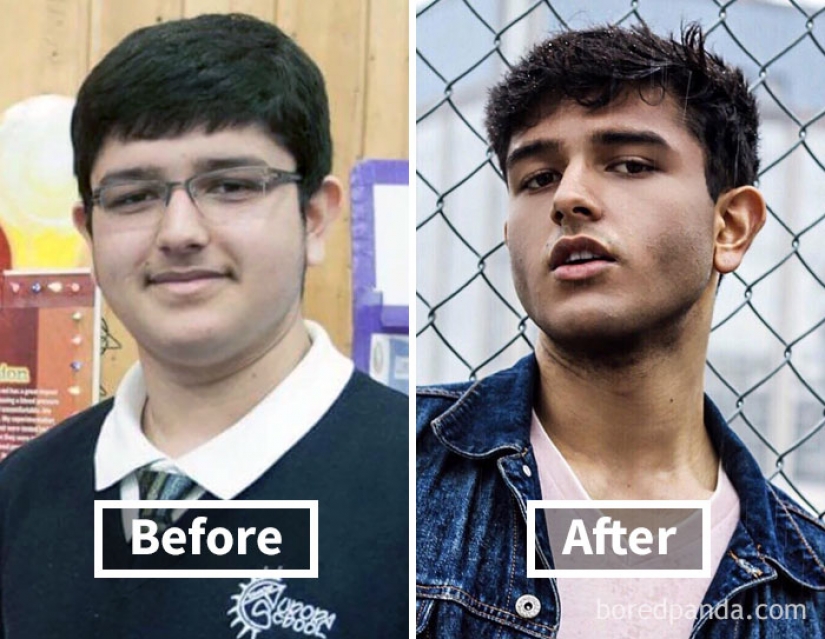 32 inspiring examples of how weight loss transforms the face