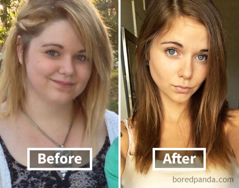 32 inspiring examples of how weight loss transforms the face