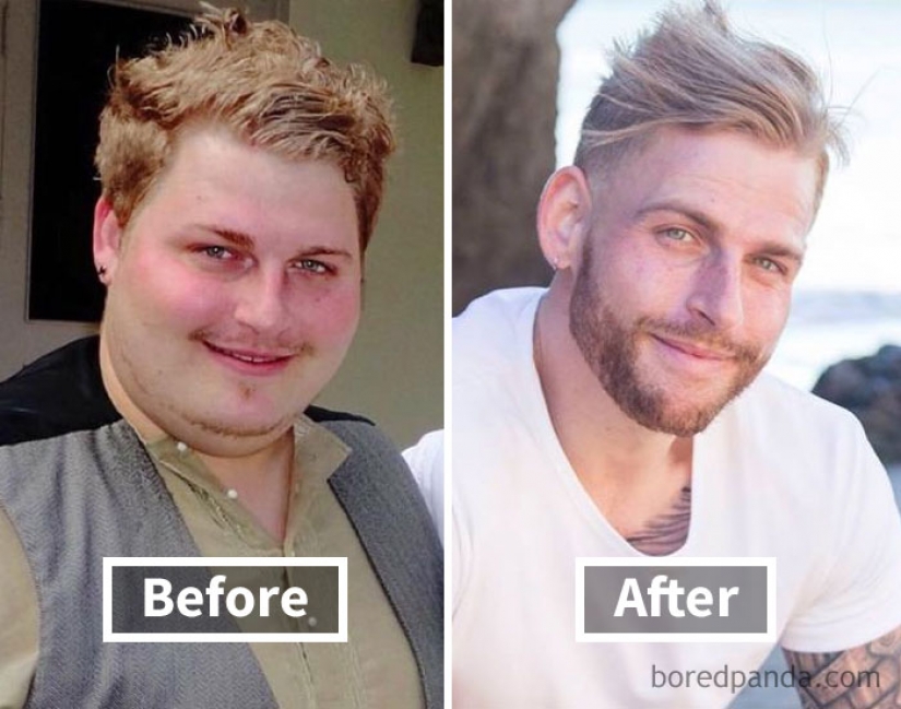 32 inspiring examples of how weight loss transforms the face