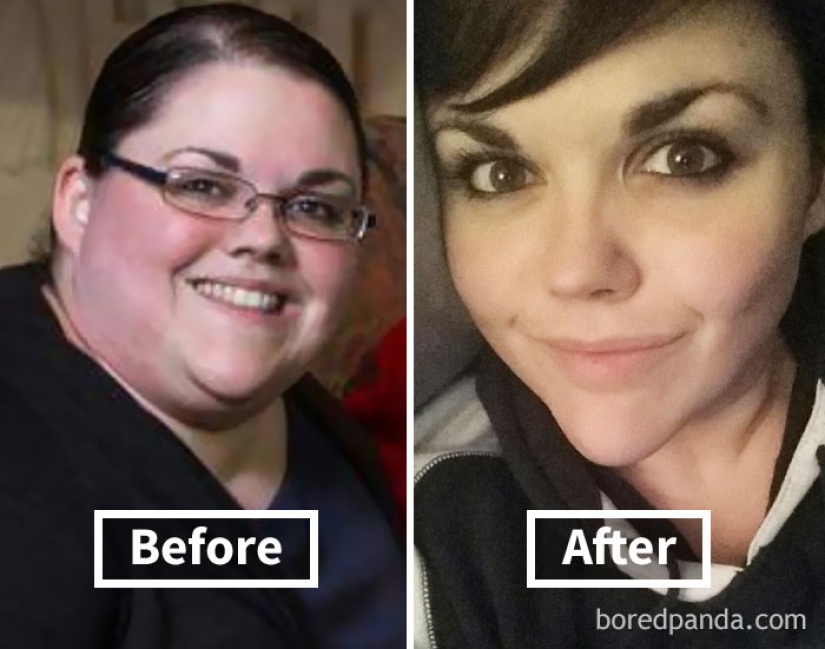 32 inspiring examples of how weight loss transforms the face