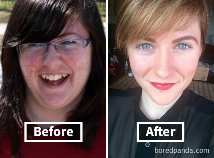 32 inspiring examples of how weight loss transforms the face