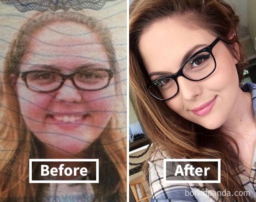 32 inspiring examples of how weight loss transforms the face