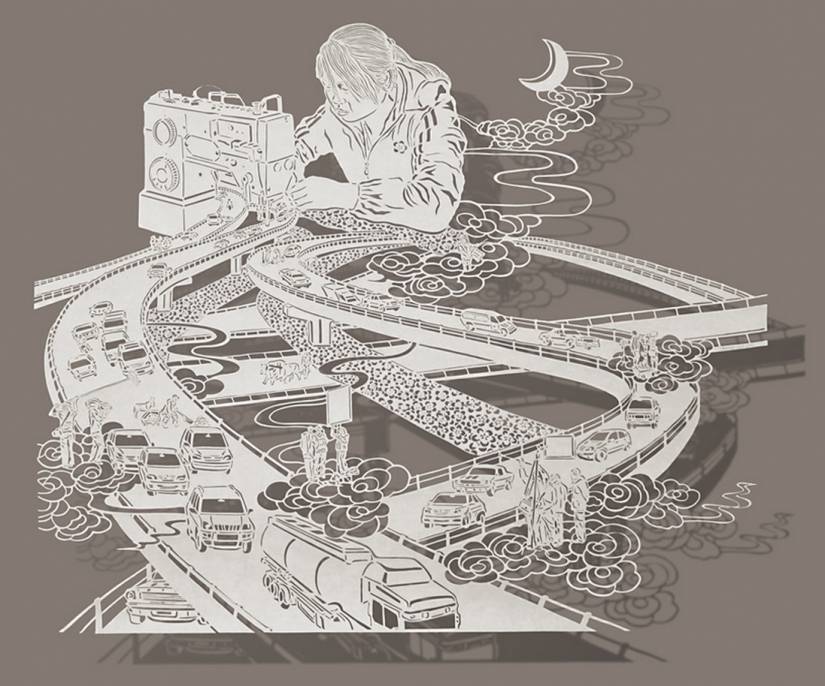 10 genios que cortar el papel increíbles obras maestras