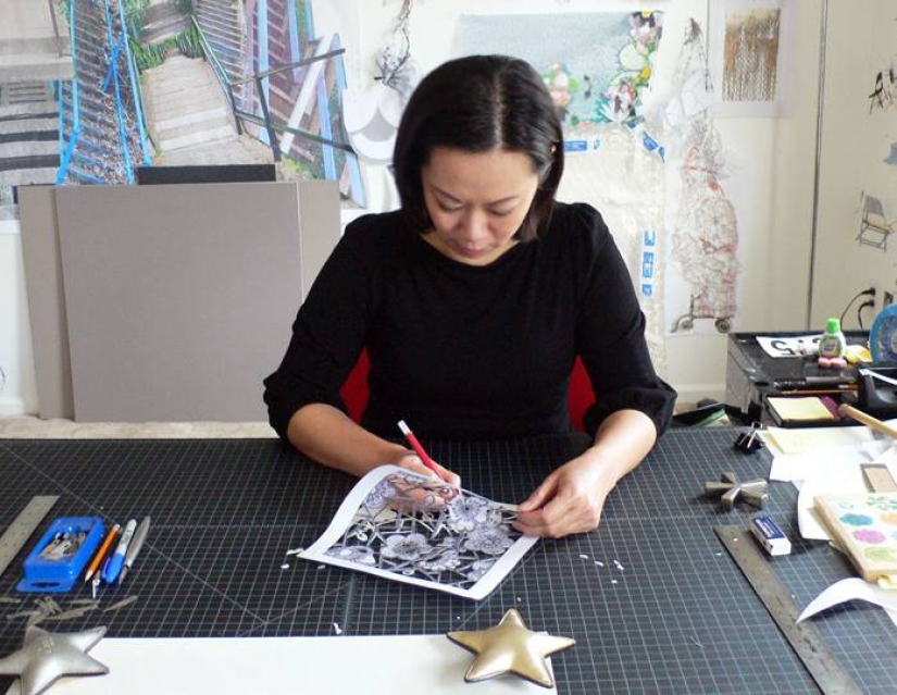 10 genios que cortar el papel increíbles obras maestras