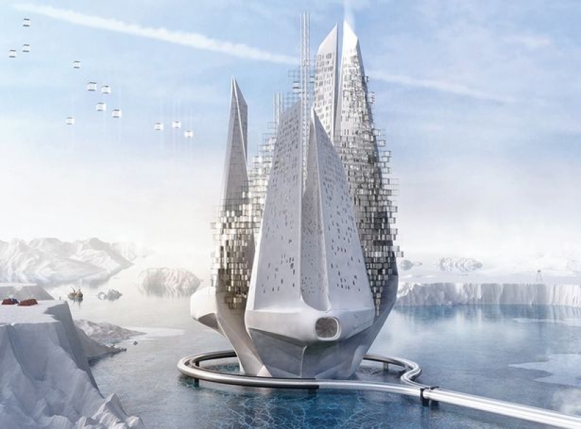 10 increíbles ideas para los edificios del futuro: iceberg, Marte, y de la casa-granja 10 increíbles ideas para los edificios del futuro: iceberg, Marte, y de la casa-granja