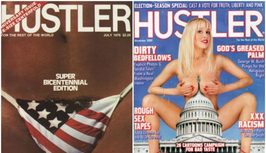 10 la mayoría de las polémicas portadas de revista Hustler
