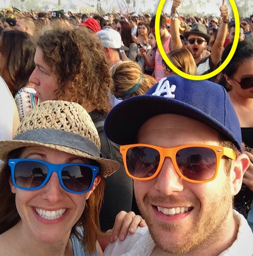 13 talleres photobomb de la celebridad