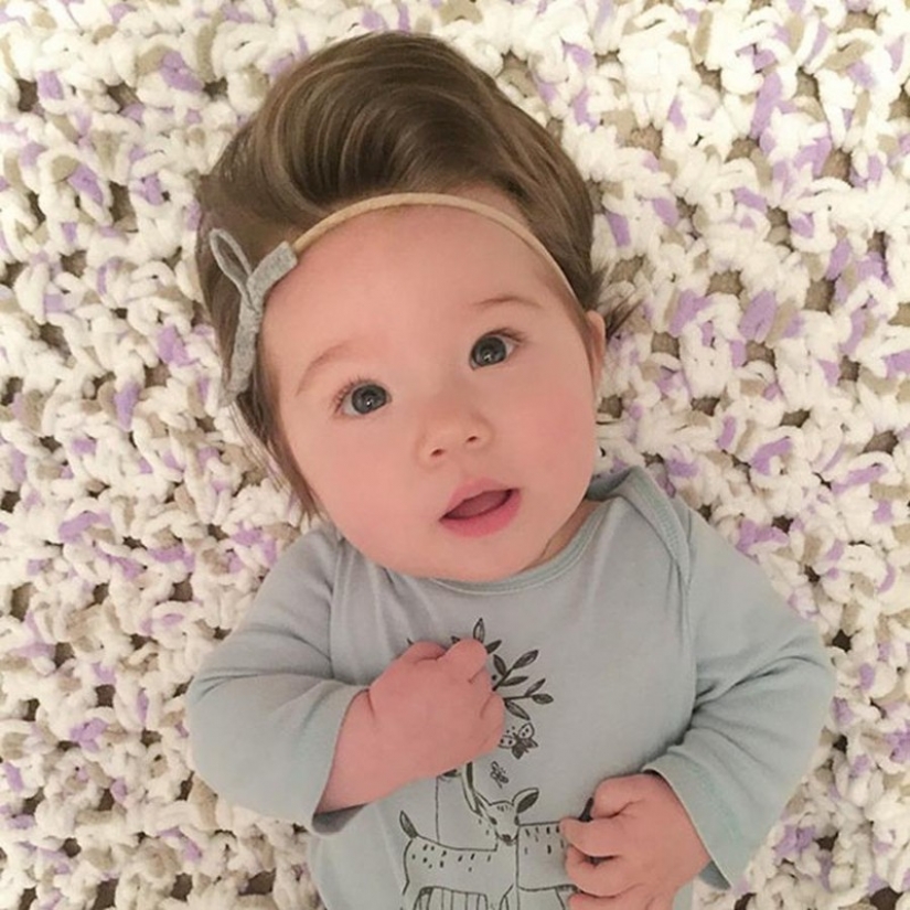 15 cute kids who are born with gorgeous hair