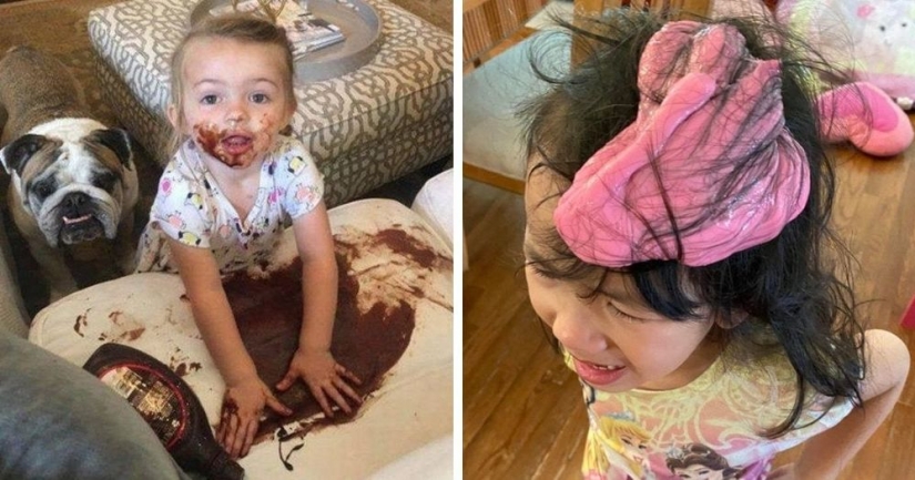 15 honest photos about how kids go crazy in quarantine