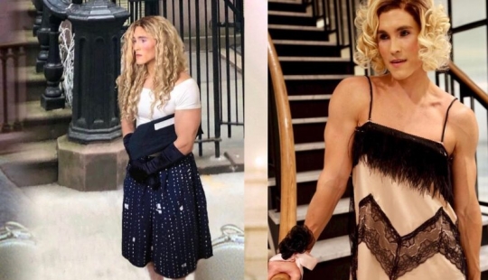 15 photos of the man who expertly recreates the images of Carrie Bradshaw 15 photos of the man who expertly recreates the images of Carrie Bradshaw