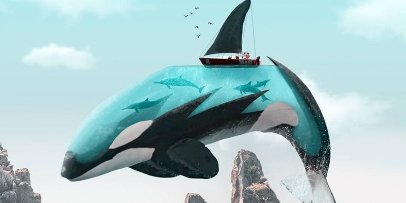 18 de criaturas fantásticas artista digital francés Julien Taba