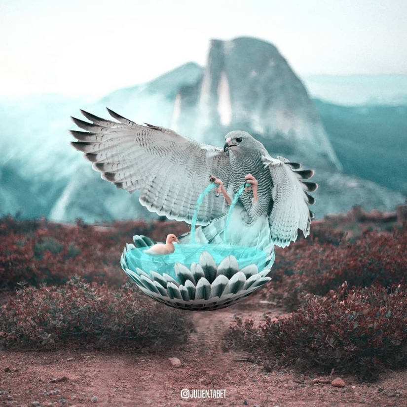 18 de criaturas fantásticas artista digital francés Julien Taba