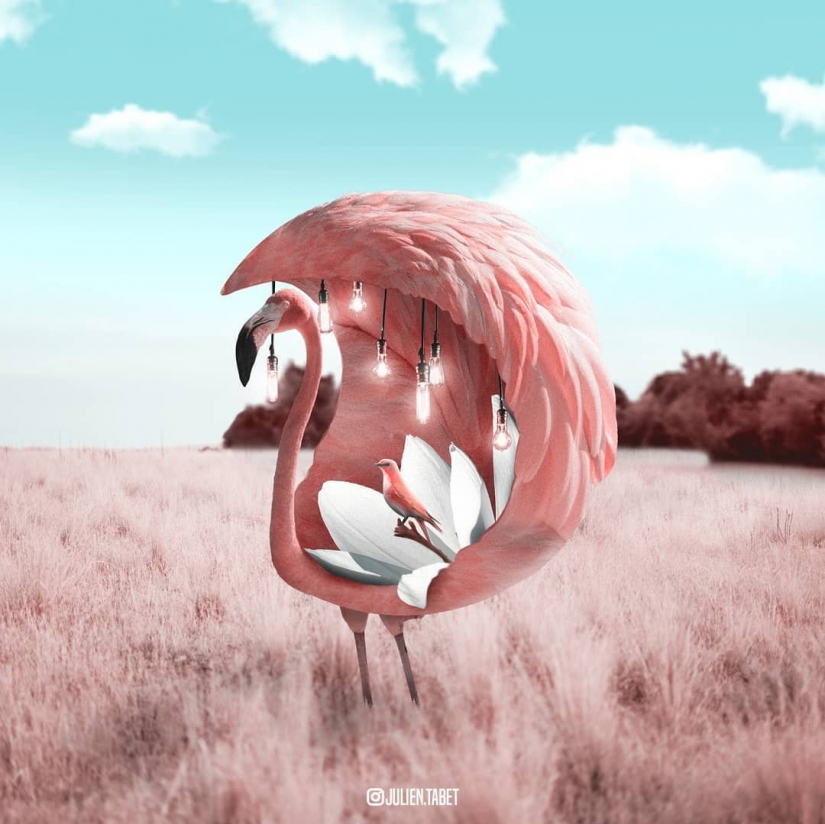 18 de criaturas fantásticas artista digital francés Julien Taba