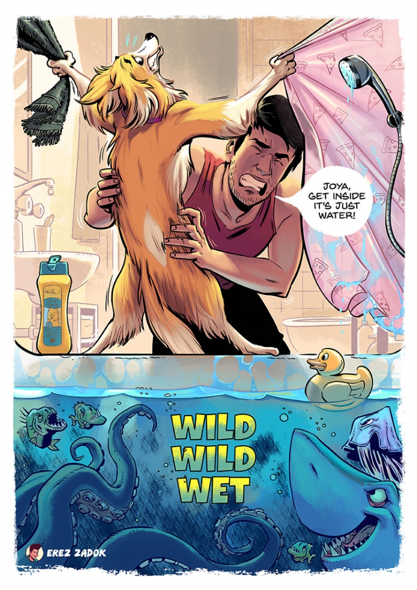 20 situaciones perfectamente familiar para que cada dueño del perro (grosero)