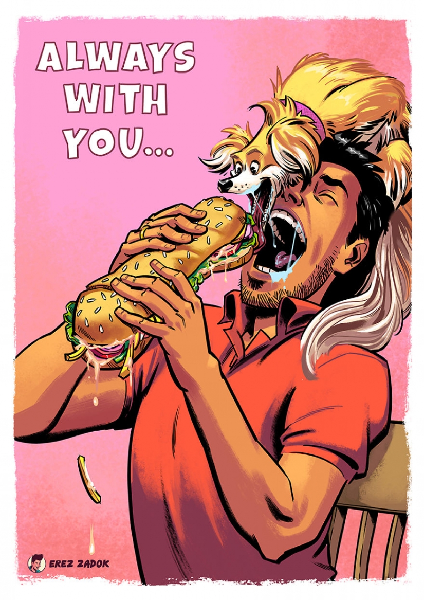 20 situaciones perfectamente familiar para que cada dueño del perro (grosero)