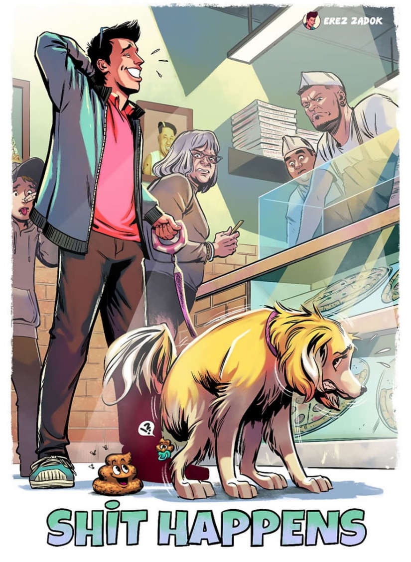 20 situaciones perfectamente familiar para que cada dueño del perro (grosero)