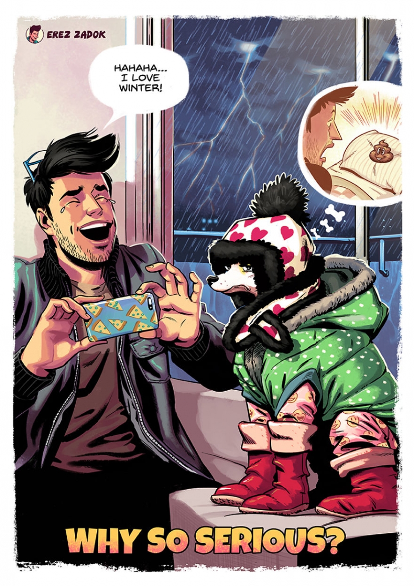 20 situaciones perfectamente familiar para que cada dueño del perro (grosero)