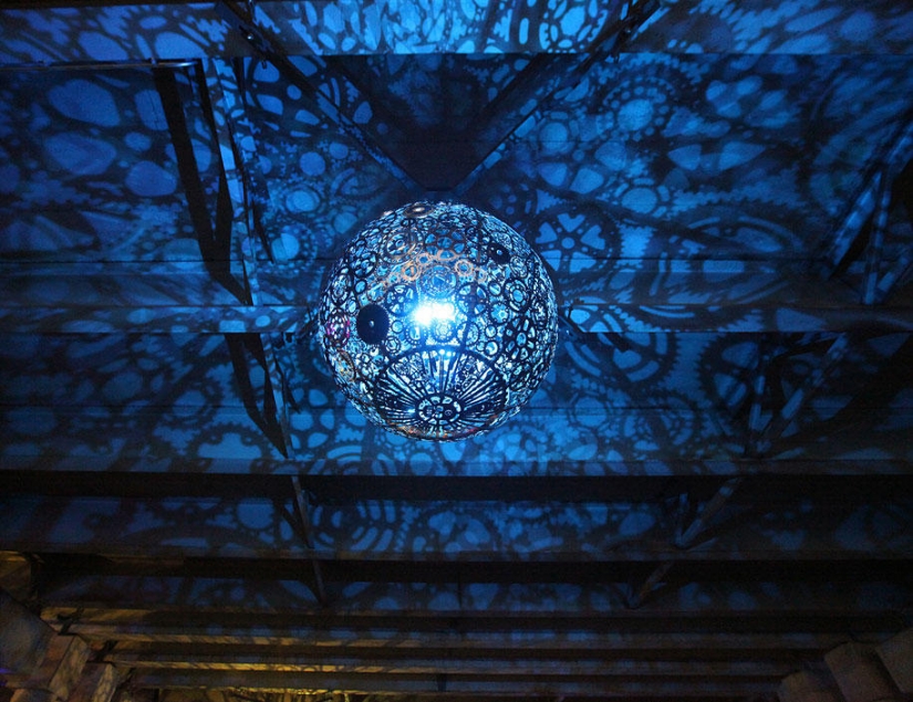 21 the idea of manufacture of lamps and chandeliers made of everyday objects 21 the idea of manufacture of lamps and chandeliers made of everyday objects