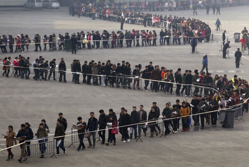 23 shocking photos of how many people in China 23 shocking photos of how many people in China