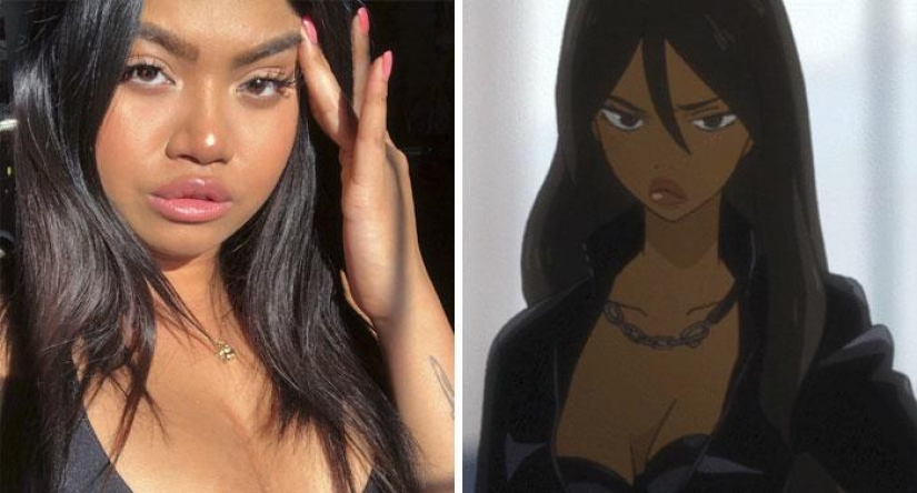 25 anime characters and their counterparts in real life 25 anime characters and their counterparts in real life