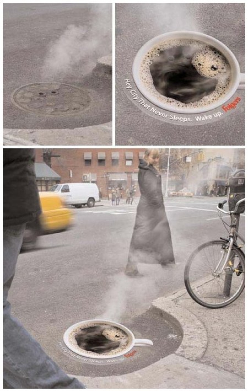 25 ejemplos de brillantes anuncios, perfectamente inscrita en la jungla urbana