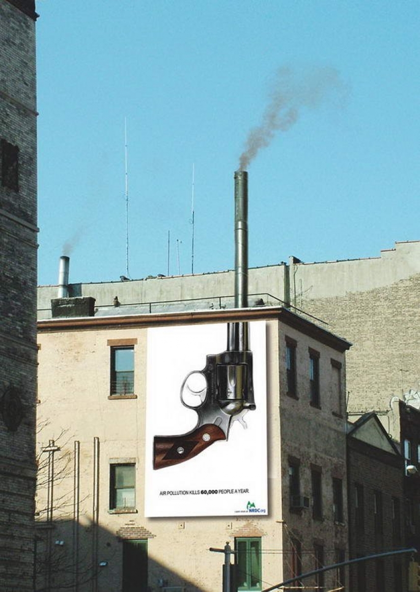 25 examples of brilliant ads, perfectly inscribed in the urban jungle
