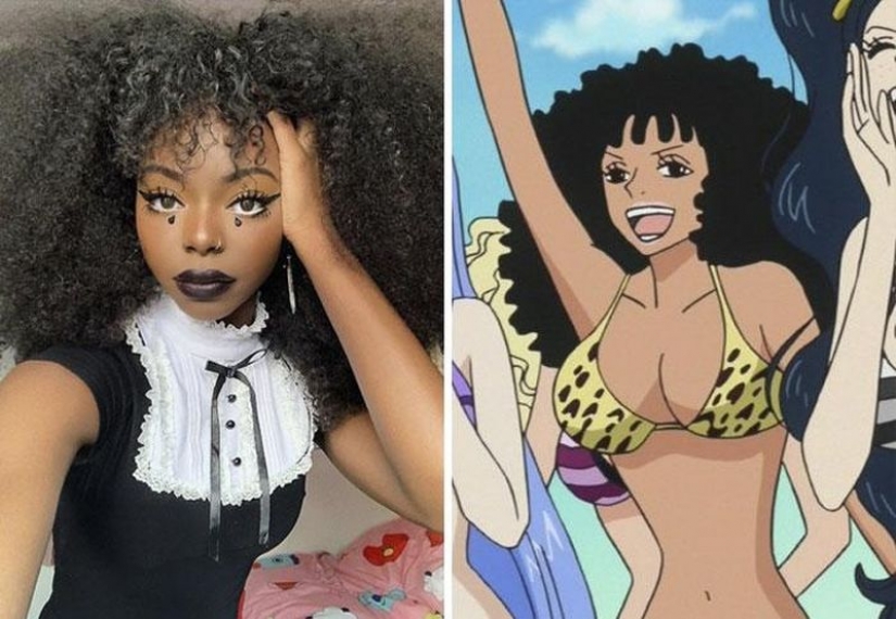 25 personajes de anime y de sus homólogos en la vida real 25 personajes de anime y de sus homólogos en la vida real