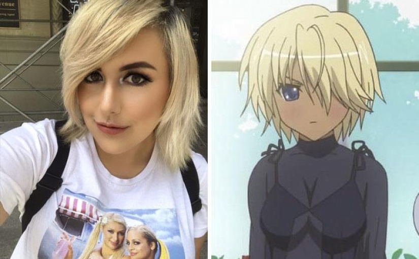 25 personajes de anime y de sus homólogos en la vida real 25 personajes de anime y de sus homólogos en la vida real