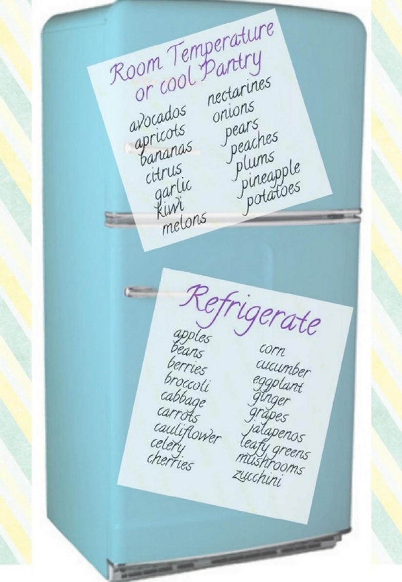 26 tips on how to best store food