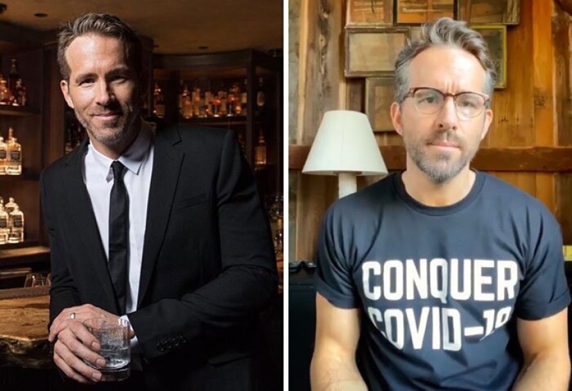 30 stars in isolation: as the quarantine has impact on the appearance of celebrities