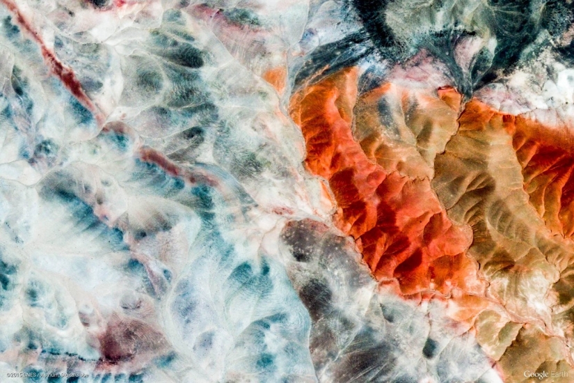 44 amazing abstract picture with Google Earth