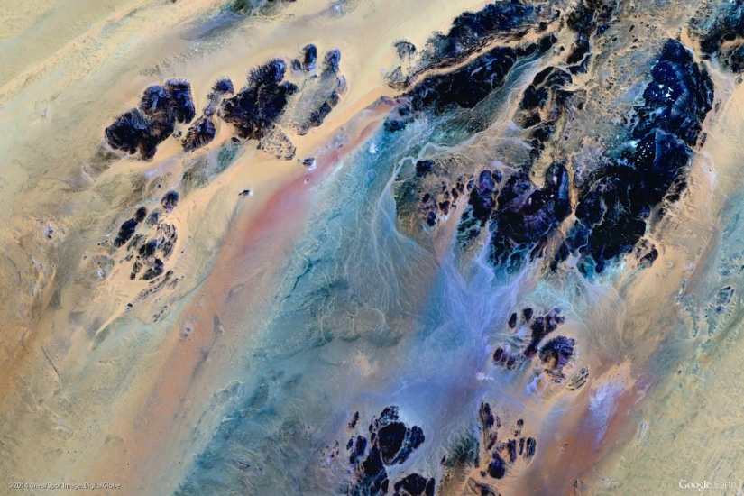 44 amazing abstract picture with Google Earth