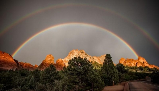 50 stunning photos of a double rainbow