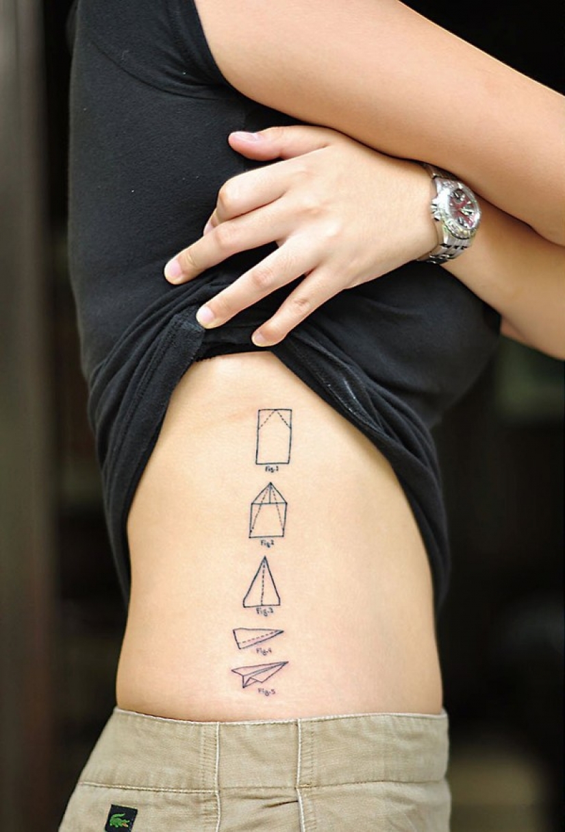 8 tatuajes-instrucciones, que pueden ser útiles a los demás