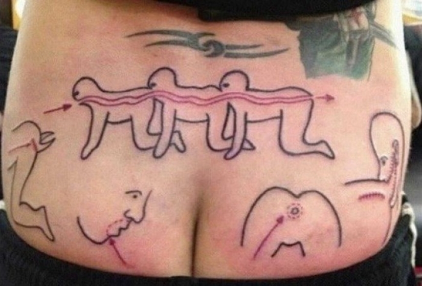 8 tatuajes-instrucciones, que pueden ser útiles a los demás