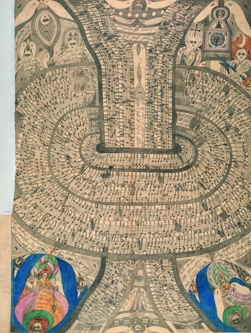 A fantastic autobiography of Adolf Wolfli, who spent 35 years in a mental hospital