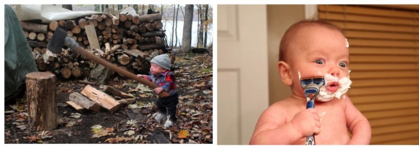 A man with a nail: a little Ryan and his adult classes