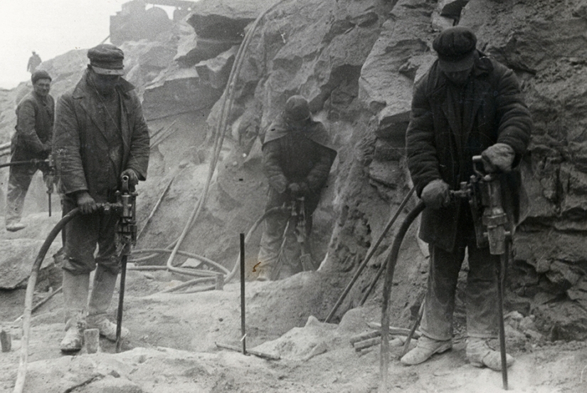 A partir de duro trabajo para el Gulag: la vida de los habitantes de las prisiones rusas y campamentos en fotos de archivo