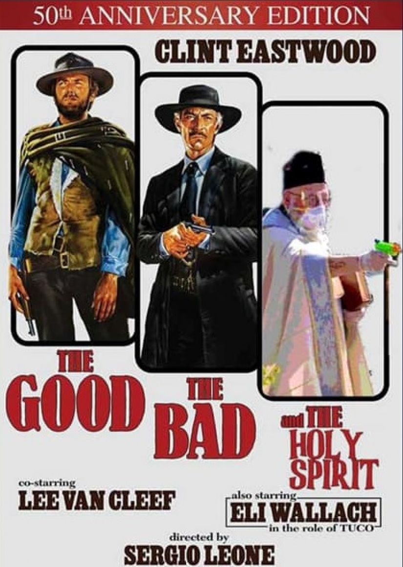 A priest in the United States blesses the congregation with a water gun and became the star of social networks A priest in the United States blesses the congregation with a water gun and became the star of social networks