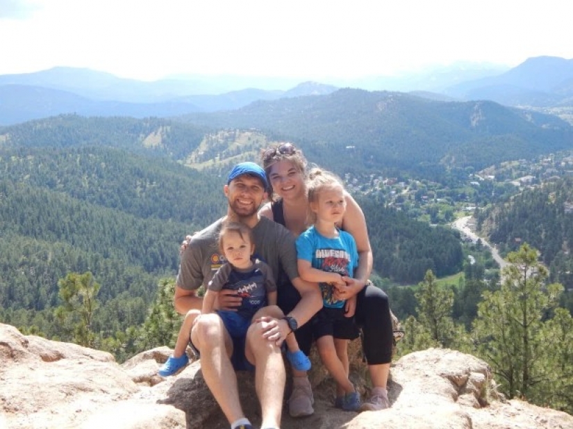 A special relationship: a mother feeds her five year old son three times a day